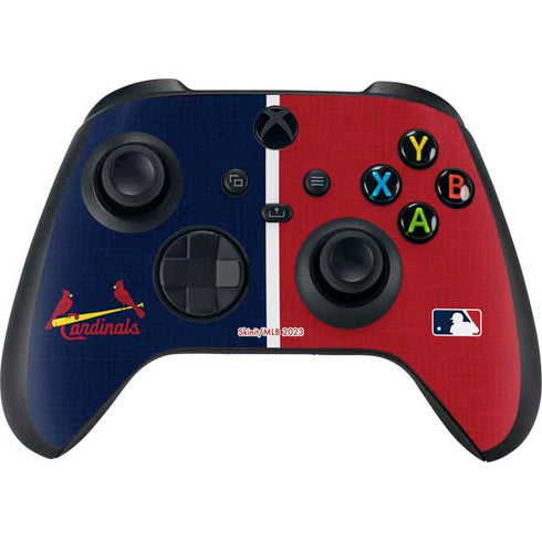 MLB St. Louis Cardinals Split Xbox Series X Controller Skin