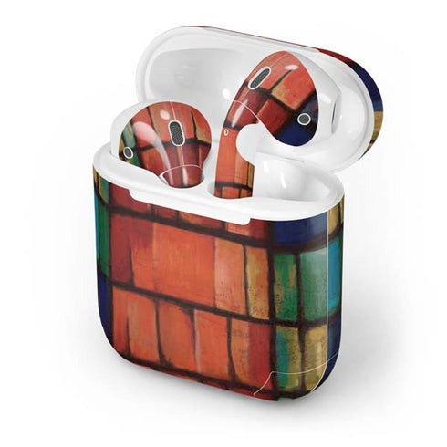 Stained Glass Apple AirPods Skin