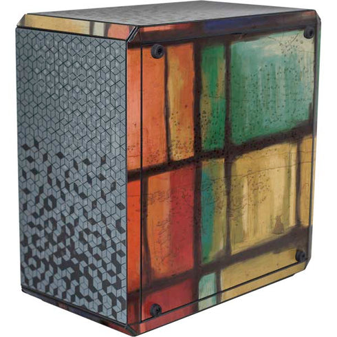 Stained Glass Cooler Master MasterBox Q300L Mini Tower Skin