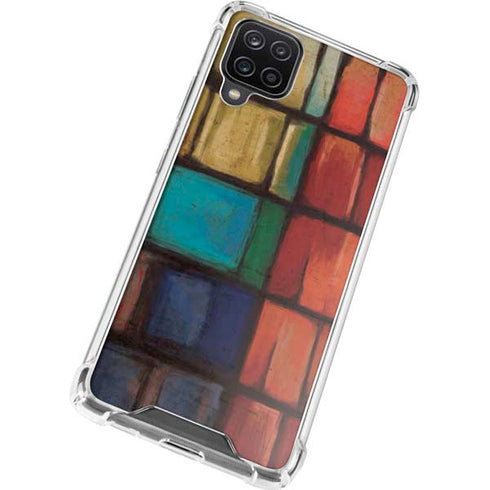 Stained Glass Galaxy A12 Clear Case