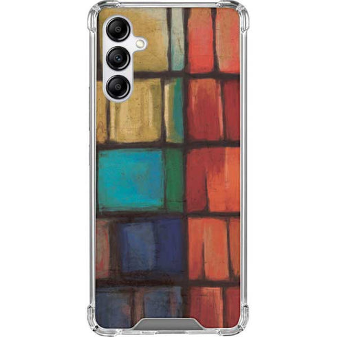 Stained Glass Galaxy A14 5G Clear Case
