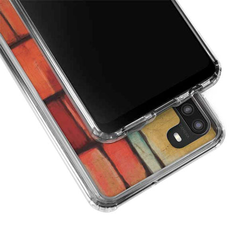 Stained Glass Galaxy A21 Clear Case