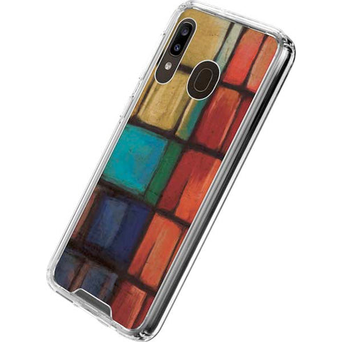 Stained Glass Galaxy A30 Clear Case
