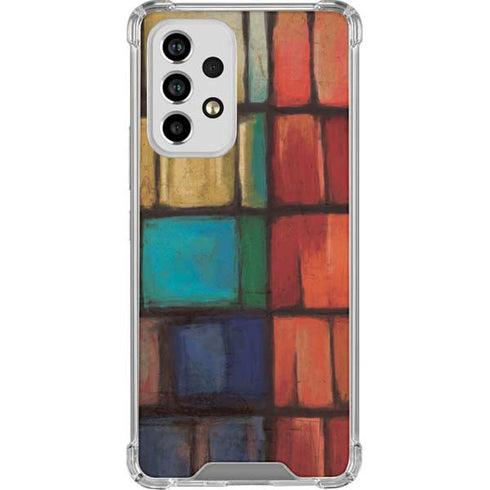 Stained Glass Galaxy A53 5G Clear Case