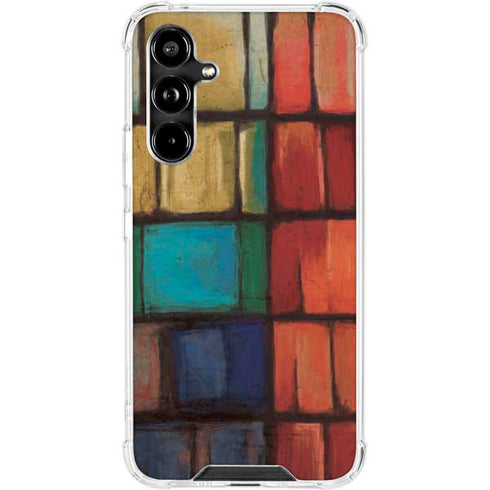 Stained Glass Galaxy A54 5G Clear Case