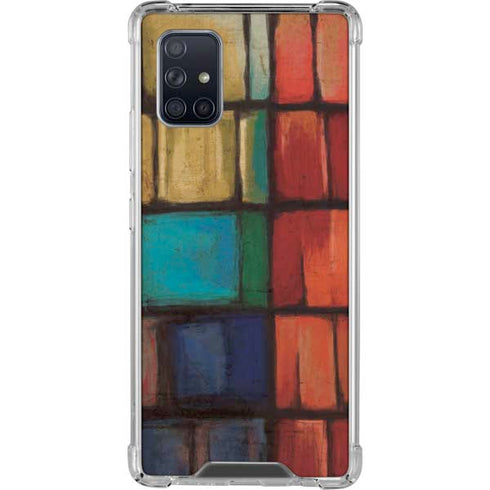 Stained Glass Galaxy A71 5G Clear Case