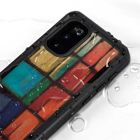 Stained Glass Galaxy S20 Waterproof Case