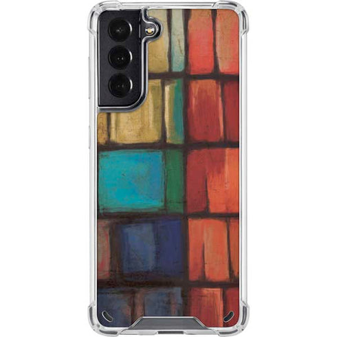 Stained Glass Galaxy S21 5G Clear Case