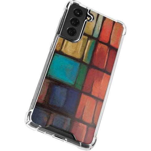 Stained Glass Galaxy S21 FE Clear Case