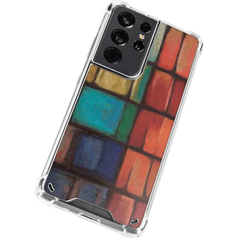 Stained Glass Galaxy S21 Ultra 5G Clear Case