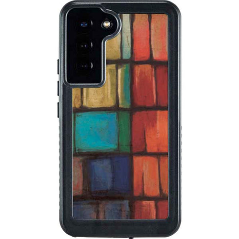 Stained Glass Galaxy S23 Plus Waterproof Case