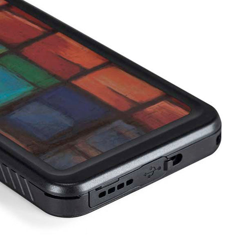 Stained Glass Galaxy S23 Plus Waterproof Case