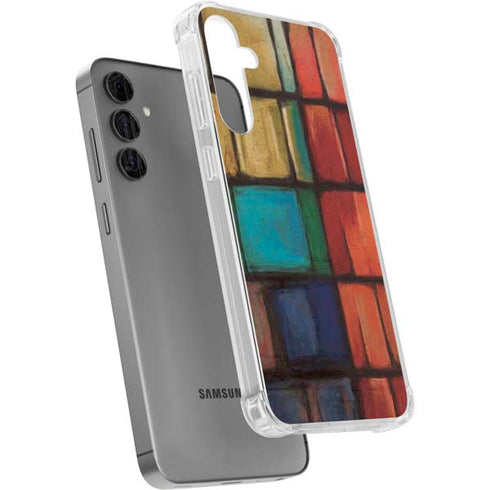 Stained Glass Galaxy S24 Plus Clear Case