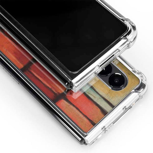 Stained Glass Galaxy Z Fold4 5G Clear Case