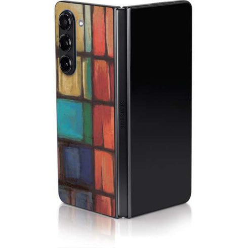 Stained Glass Galaxy Z Fold5 5G Skin