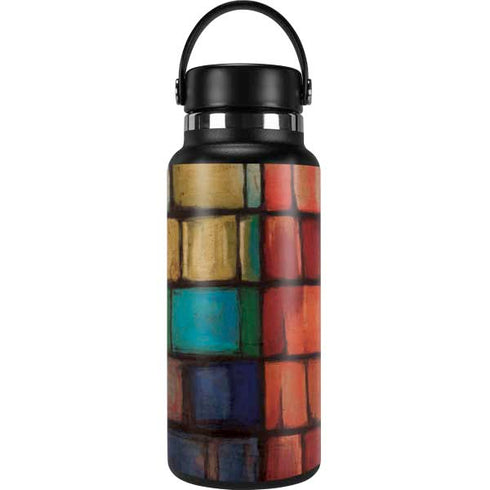 Stained Glass Hydro Flask 32oz Wide Mouth Skin