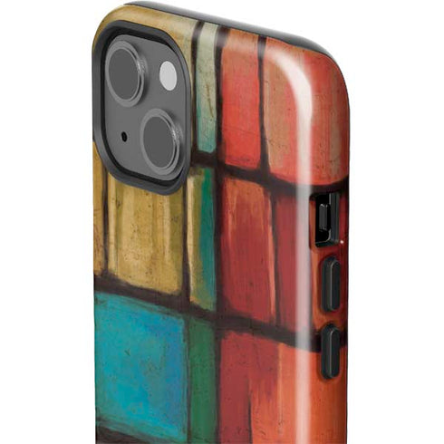 Stained Glass iPhone 15 Plus Impact Case