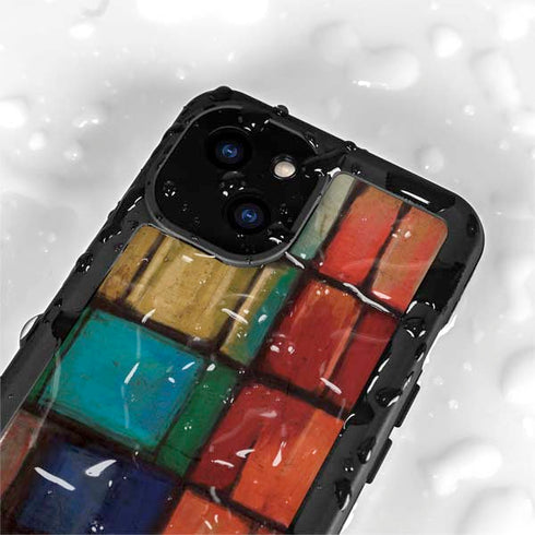 Stained Glass iPhone 15 Plus Waterproof Case