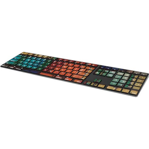 Stained Glass Magic Keyboard with Numeric Keypad Skin