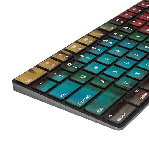Stained Glass Magic Keyboard with Numeric Keypad Skin