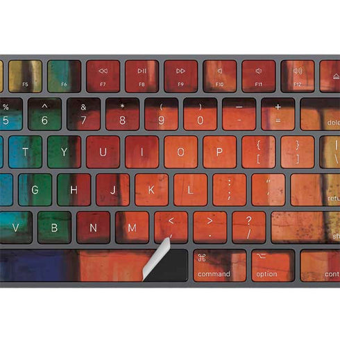 Stained Glass Magic Keyboard with Numeric Keypad Skin