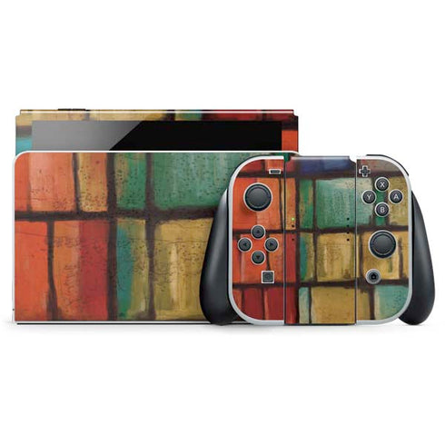 Stained Glass Nintendo Switch OLED (2021) Skin
