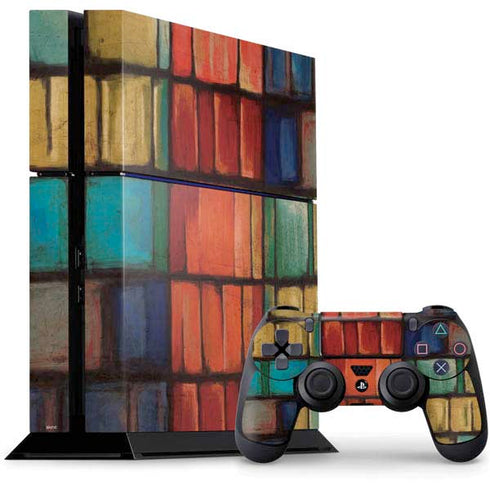 Stained Glass PS4 Console and Controller Bundle Skin