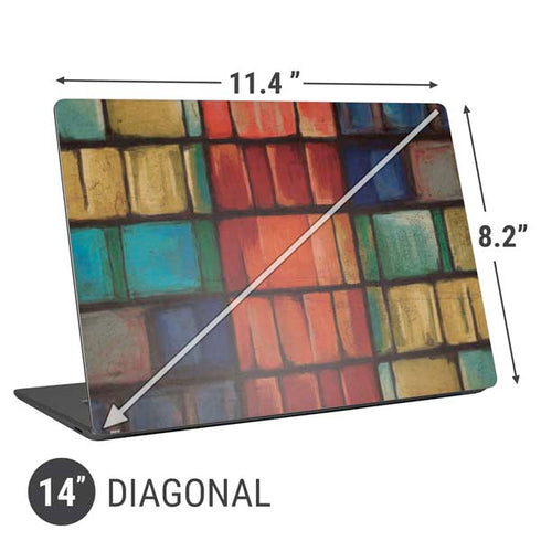 Stained Glass Universal Laptop 14in (11.4 x 8.2in) Skin