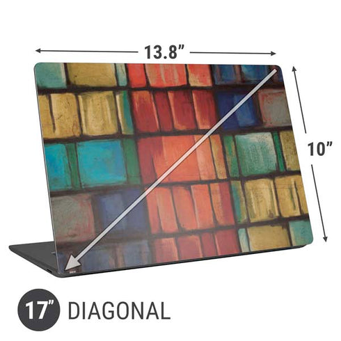Stained Glass Universal Laptop 17in (13.8 x 10in) Skin