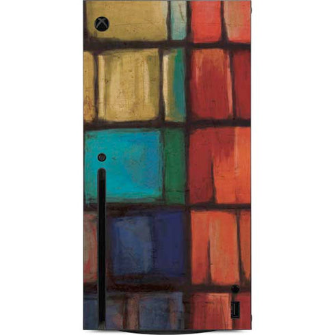 Stained Glass Xbox Series X Console Skin