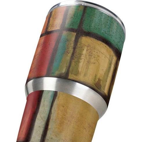 Stained Glass Yeti 30oz Rambler Tumbler Skin
