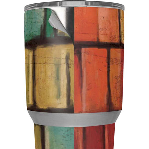 Stained Glass Yeti 30oz Rambler Tumbler Skin