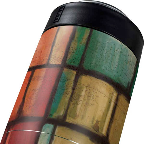 Stained Glass Yeti Colster Can Insulator Skin