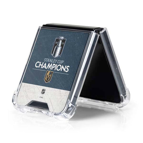 NHL Stanley Cup Champions 2023: Vegas Golden Knights Galaxy Z Flip5 5G Clear Case