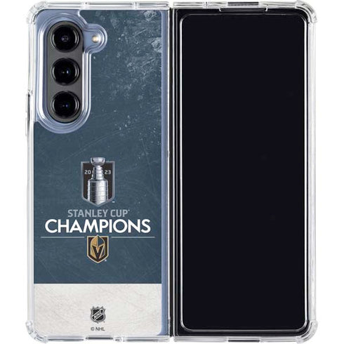 NHL Stanley Cup Champions 2023: Vegas Golden Knights Galaxy Z Fold5 5G Clear Case