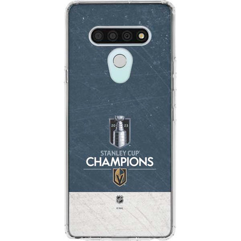 NHL Stanley Cup Champions 2023: Vegas Golden Knights LG Stylo 6 Clear Case