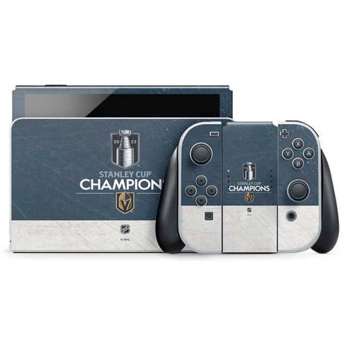 NHL Stanley Cup Champions 2023: Vegas Golden Knights Nintendo Switch OLED (2021) Skin