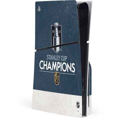NHL Stanley Cup Champions 2023: Vegas Golden Knights PS5 Slim Disk Console Skin