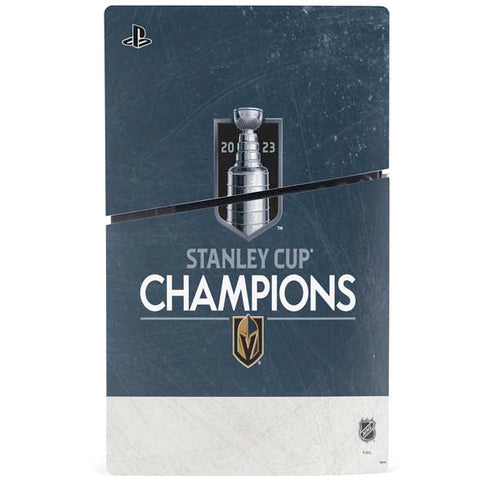 NHL Stanley Cup Champions 2023: Vegas Golden Knights PS5 Slim Disk Console Skin