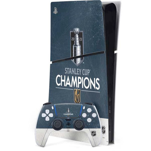 NHL Stanley Cup Champions 2023: Vegas Golden Knights PS5 Slim Digital Edition Console Skin