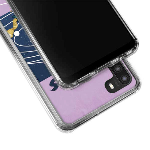DC Comics Bombshells Stargirl- Field Guide to Cosmos Galaxy A21 Clear Case