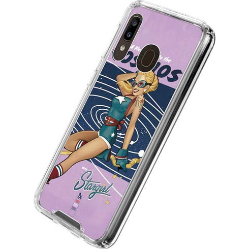 DC Comics Bombshells Stargirl- Field Guide to Cosmos Galaxy A30 Clear Case