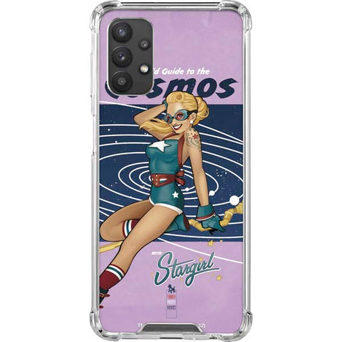 DC Comics Bombshells Stargirl- Field Guide to Cosmos Galaxy A32 5G Clear Case