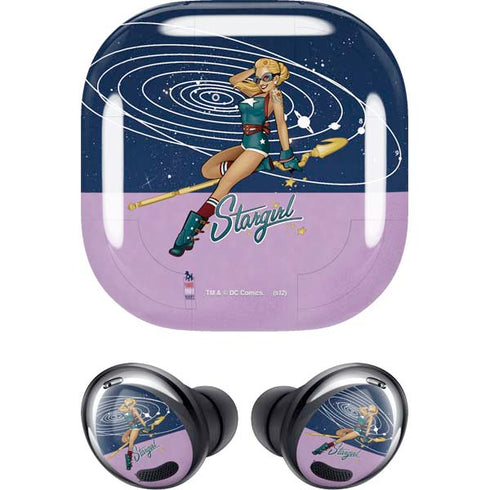 DC Comics Bombshells Stargirl- Field Guide to Cosmos Galaxy Buds Pro Skin