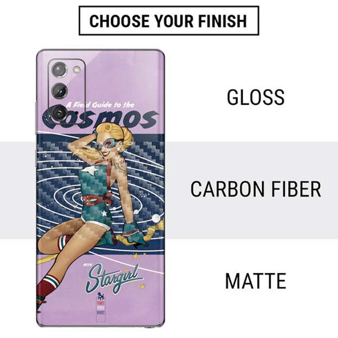 DC Comics Bombshells Stargirl- Field Guide to Cosmos Galaxy Note20 5G Skin