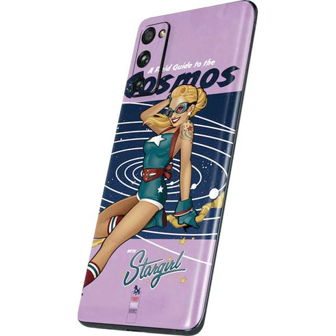 DC Comics Bombshells Stargirl- Field Guide to Cosmos Galaxy S20 Fan Edition Skin