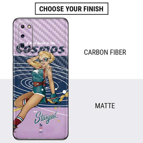 DC Comics Bombshells Stargirl- Field Guide to Cosmos Galaxy S20 Skin