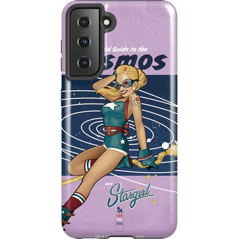 DC Comics Bombshells Stargirl- Field Guide to Cosmos Galaxy S21 5G Pro Case