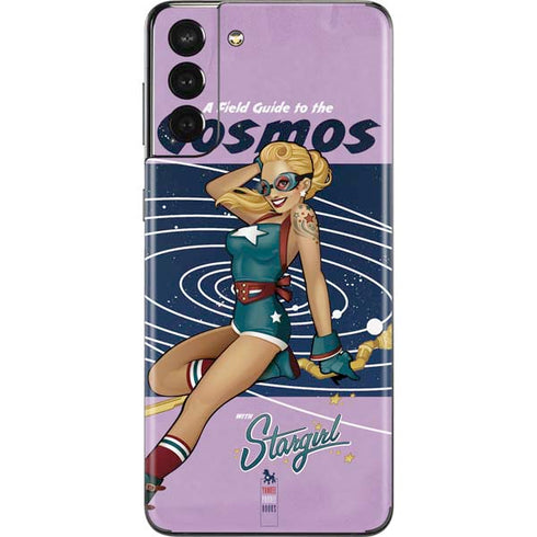 DC Comics Bombshells Stargirl- Field Guide to Cosmos Galaxy S21 Plus 5G Skin