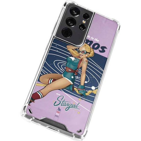 DC Comics Bombshells Stargirl- Field Guide to Cosmos Galaxy S21 Ultra 5G Clear Case